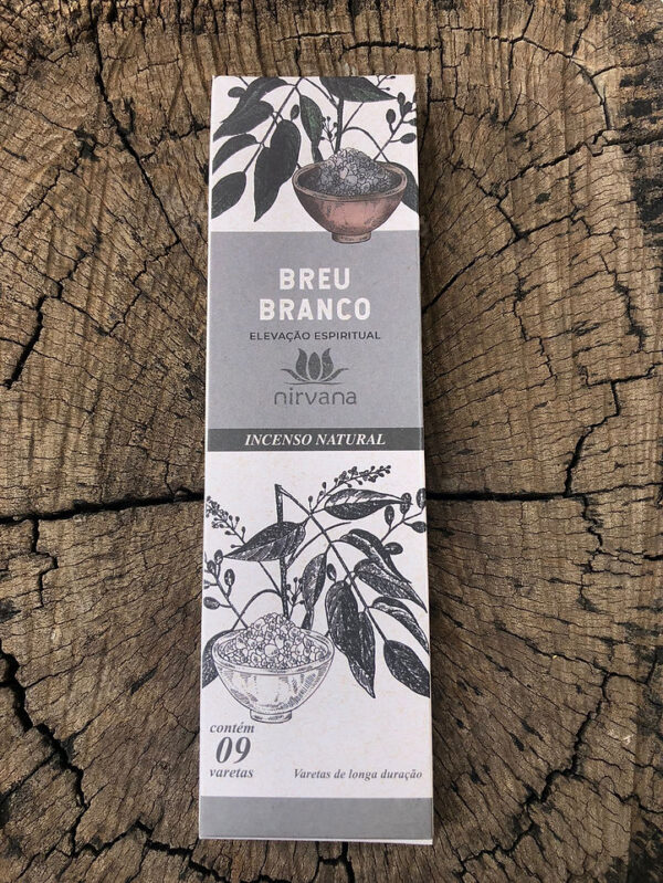 INCENSO NATURAL NIRVANA DE BREU BRANCO