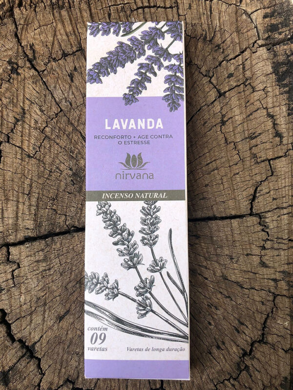 INCENSO NATURAL NIRVANA DE LAVANDA