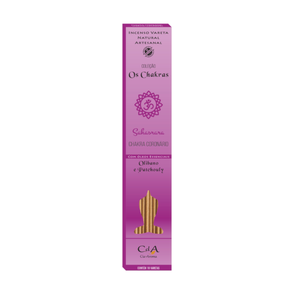 Incenso Vareta os Chakras – Coronário – Olibano e Mirra 10 Varetas